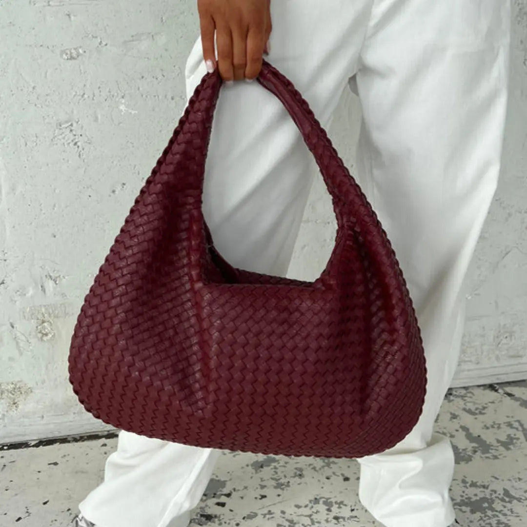 NEWPORT WOVEN SHOULDER BAG