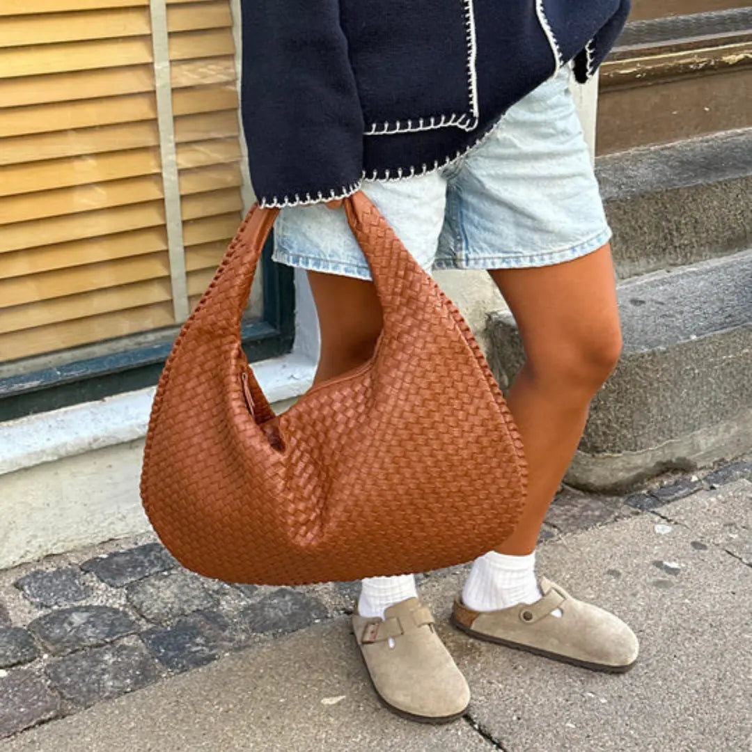 NEWPORT WOVEN SHOULDER BAG