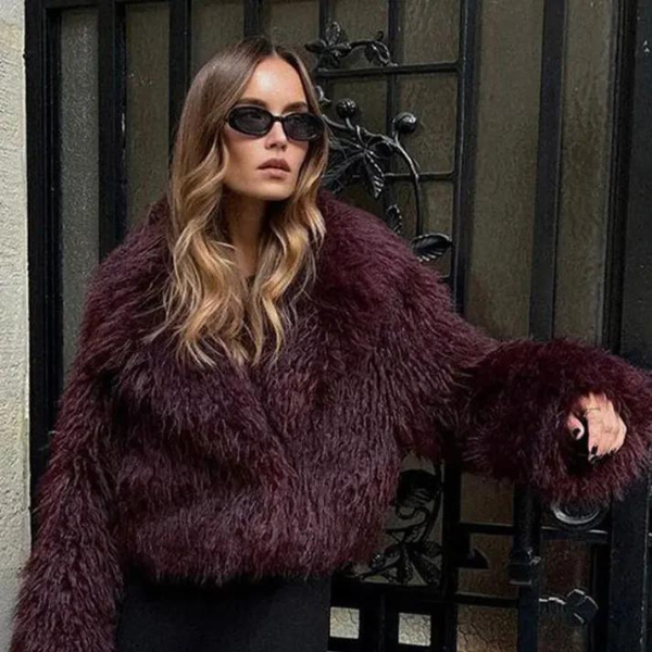 CAPRI FAUX FUR COAT