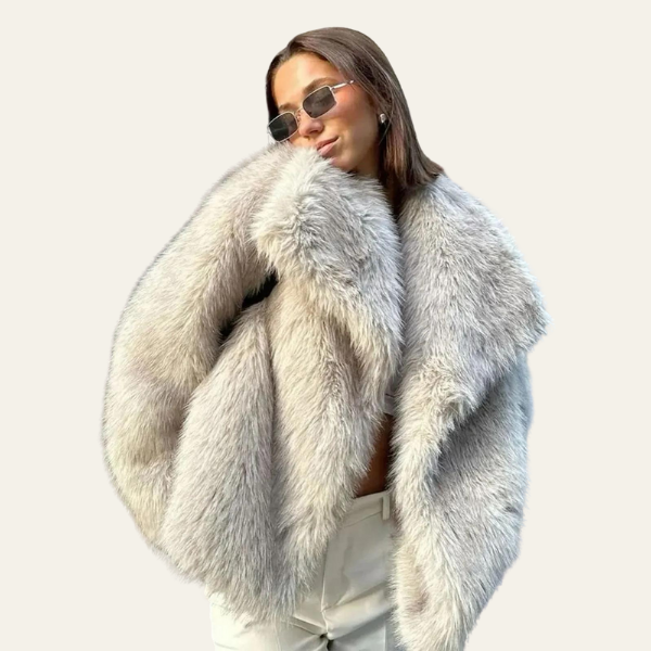 Missguided peace and love fur coat hotsell