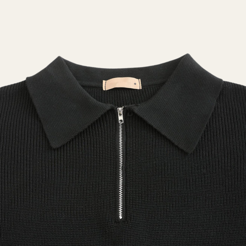 VENICE HALF ZIP SWEATER