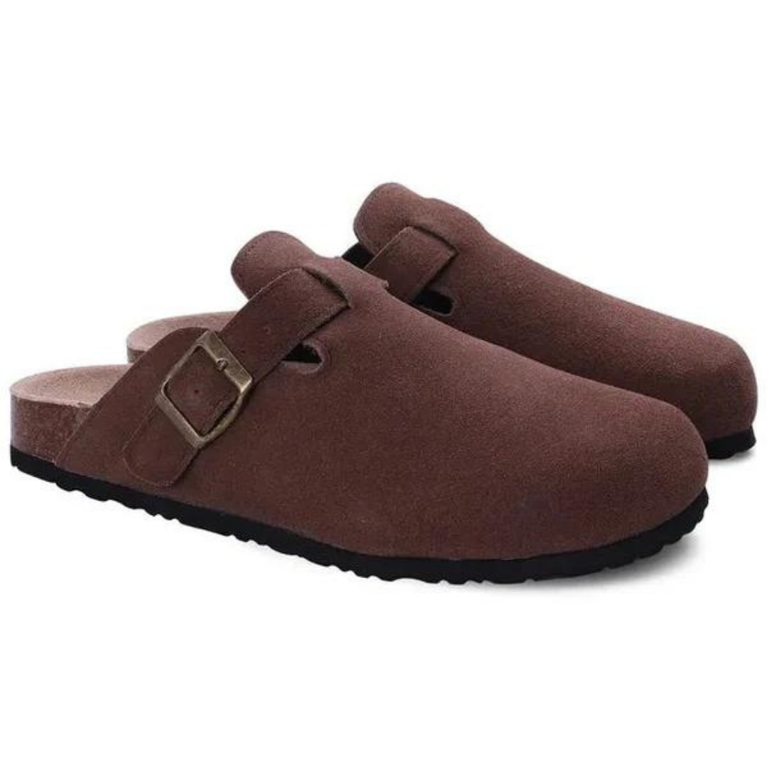 MONTE CARLO SUEDE CLOGS