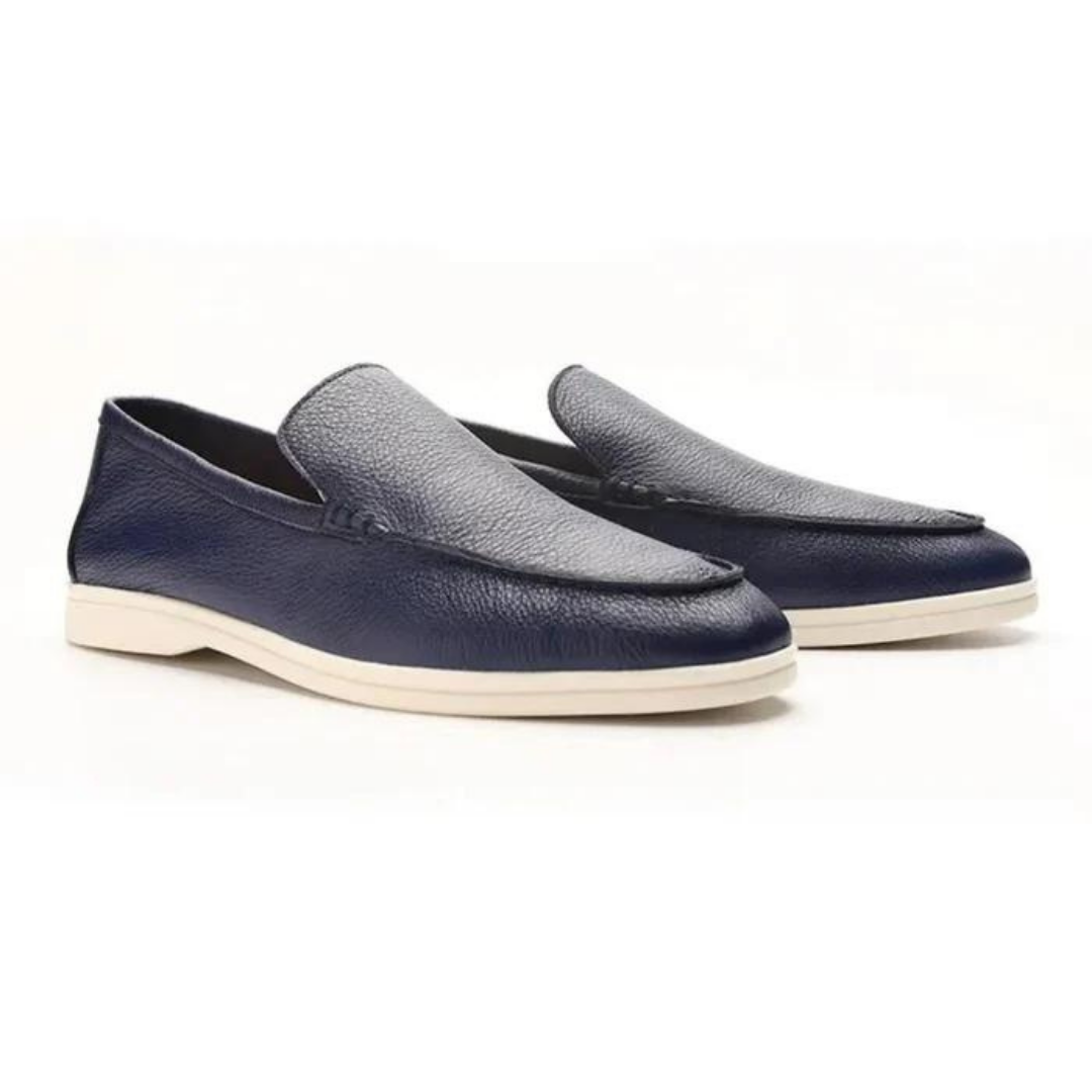 MILAN COWHIDE LEATHER LOAFERS