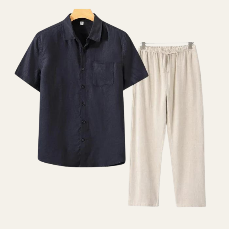 BARCELONA LINEN COMBO (SHORTSLEEVE)